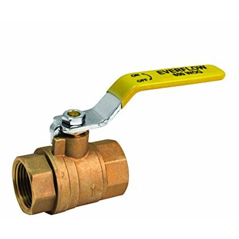 Full Port Forged Brass Ball Valve with Female Threaded IPS Connections 1/4