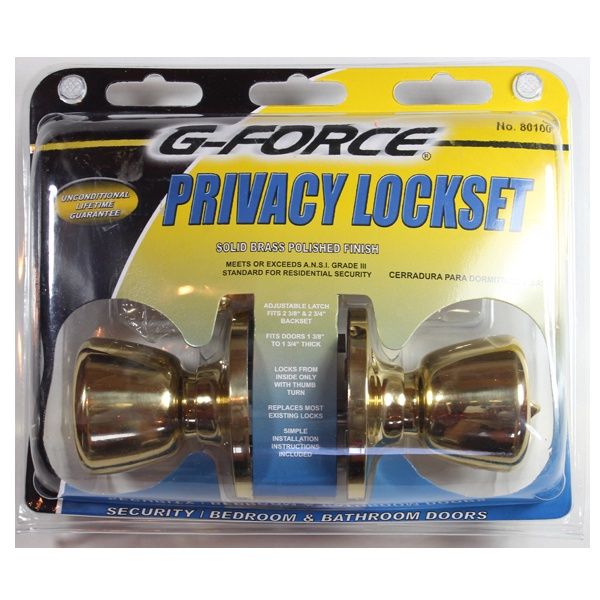 Privacy lockset solid brass