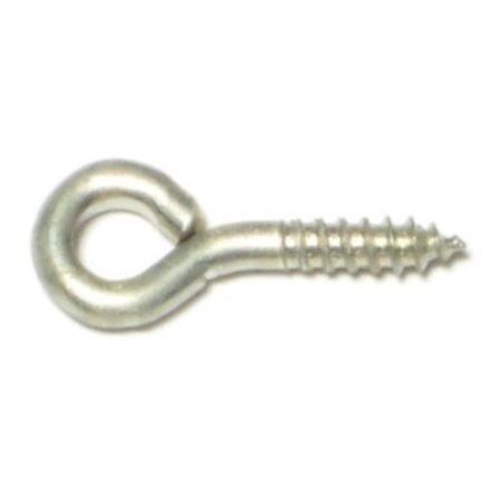 Screw eyes-zinc, Per piece: No. 1x1/2&quot;