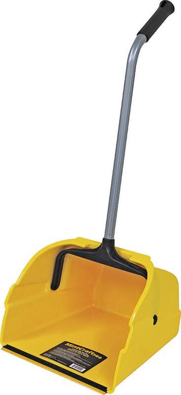 Jumbo Lobby Dustpan, 23 in L, 12 in W, Metal/Plastic/Polypropylene