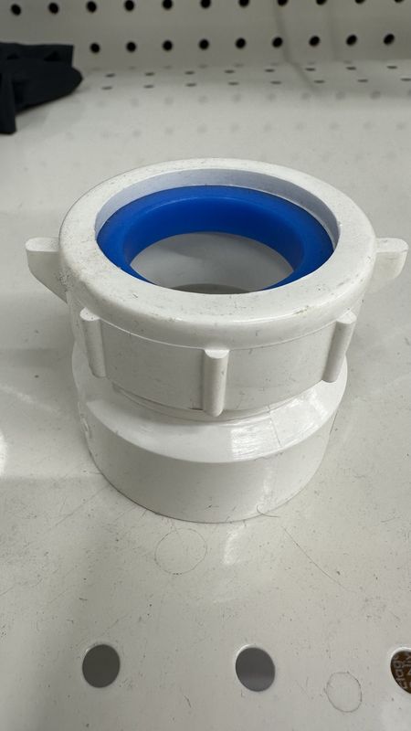 1-1/2&quot;x1-1/4&quot; PVC Trap Adapter