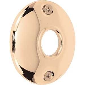 Door Knob Rosette, Steel, Brass, For: Old Style Passage Locks