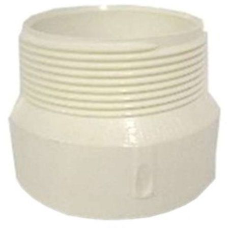 PVC MALE AND FEMALE TRAP ADAPTER, Size: 1-1/2" MALE