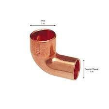 Copper Elbow Street 90, Size: 3/8&quot;