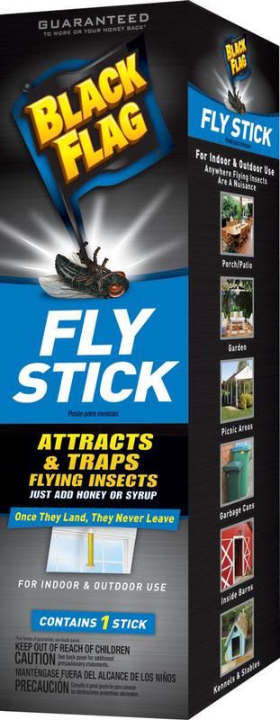 Black Flag Fly Stick Insect Trap