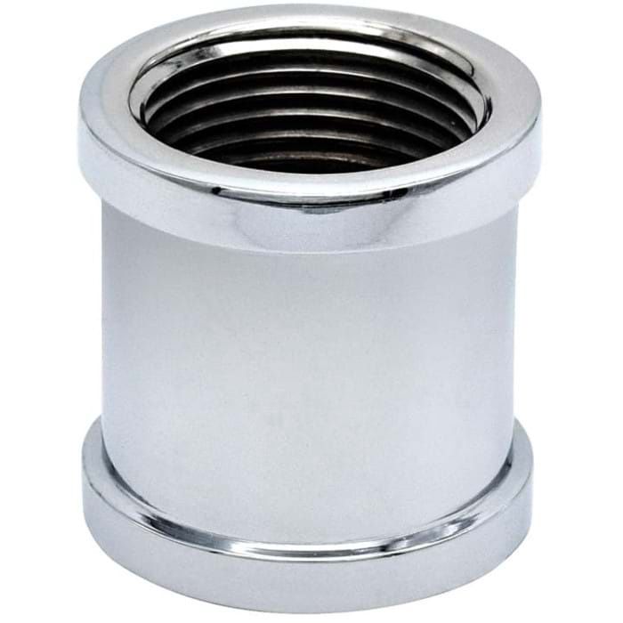 CHROME PLATED  BRASS FITTINGS, Size: 1/2&quot; COUPLING