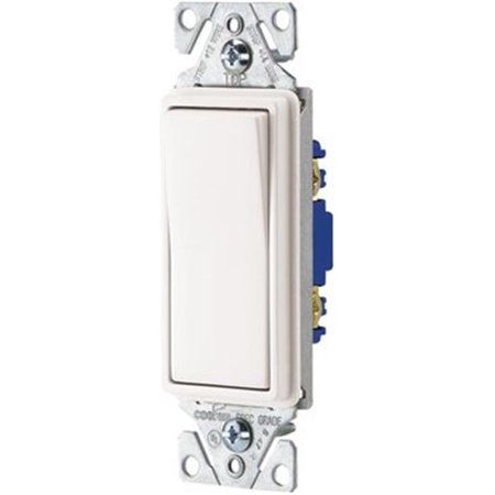 Single Pole Decorator Switch - White