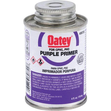 Purple pvc primer, Size: 4oz
