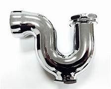 1-1/2&quot;x1-1/4&quot; NY brass trap chrome plated polished with cleanout