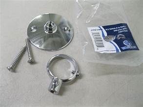 SHOWER ROD PARTS, Types: CEILING LOOP AND FLANGE SUPPORT