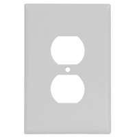 W-Box Jumbo Receptacle Wall Plate - White