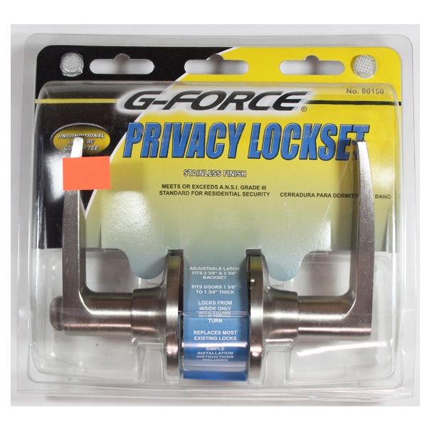 Privacy Lockset Stainless finish