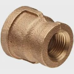 Brass Reducing Coupling, Size: 3/8&quot;x1/4&quot;
