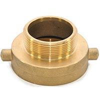 Brass Hydrant adapter 2-1/2 x 2"