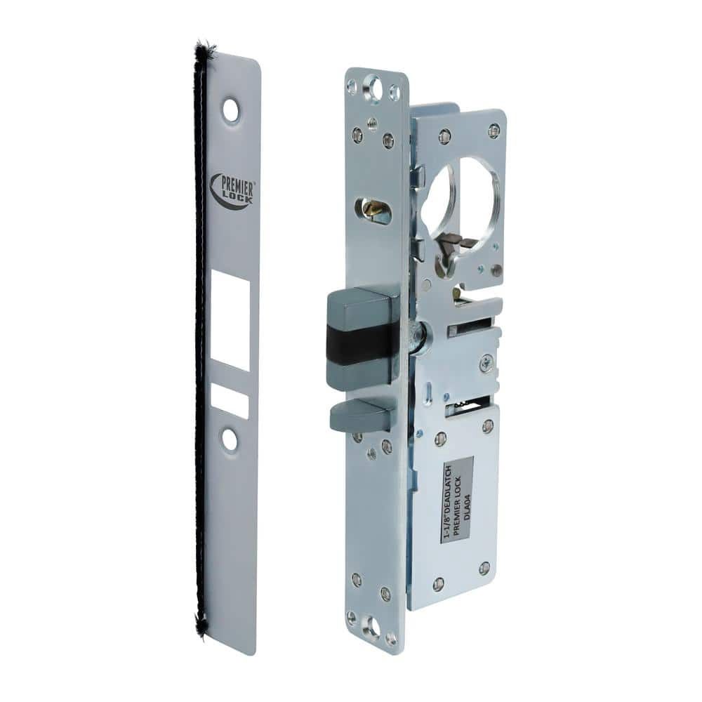 Premier Lock 1-1/8 in. Commercial Deadlatch Narrow Stile Mortise Lock - Left Handed