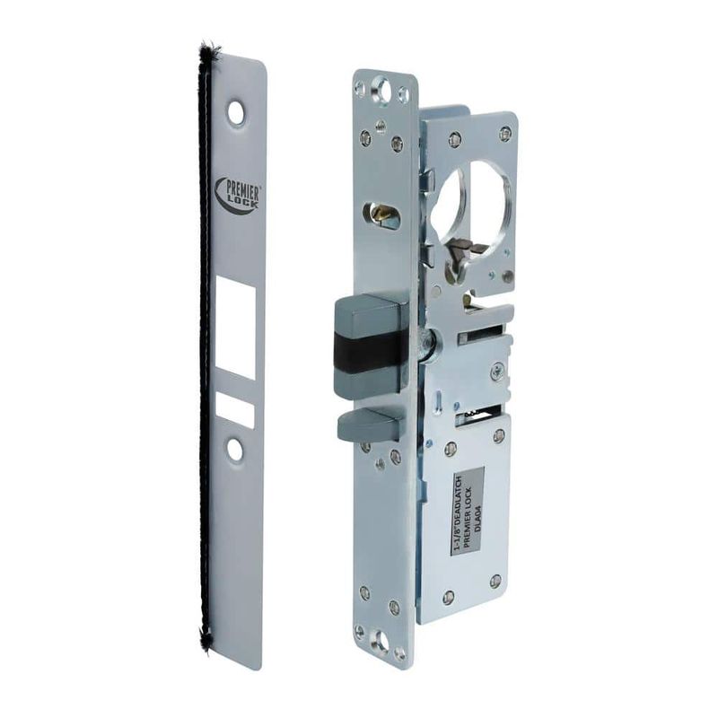 Premier Lock 1-1/8 in. Commercial Deadlatch Narrow Stile Mortise Lock - Left Handed