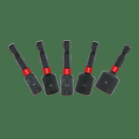 DNTSS-S5 1-7/8 Inch Magnetic Nut Setter Assorted Pack , 5-Piece