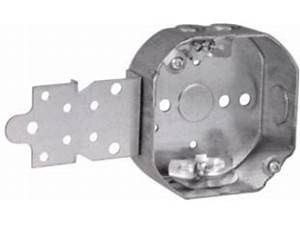 Octagon AR152 electrical box with side bracket