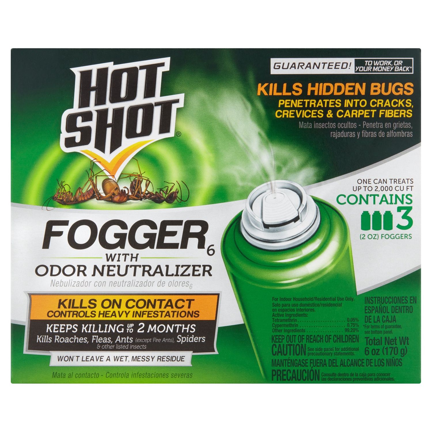 Hot Shot Insect Killer Fog 2 Oz