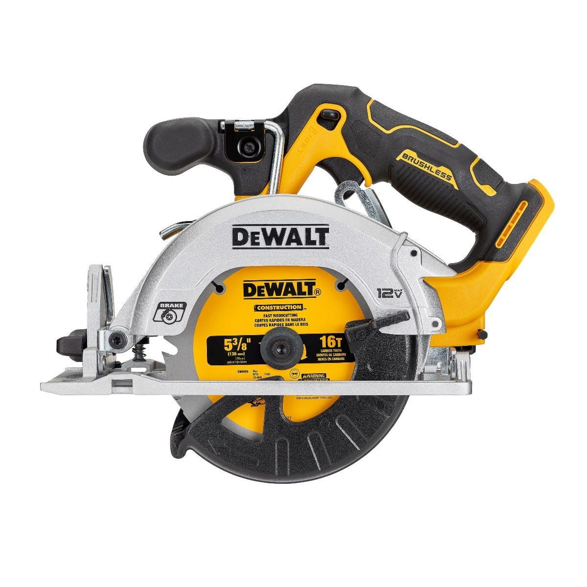 DEWALT DCS512B 12V Max XR Brushless 5-3/8 Circular Saw