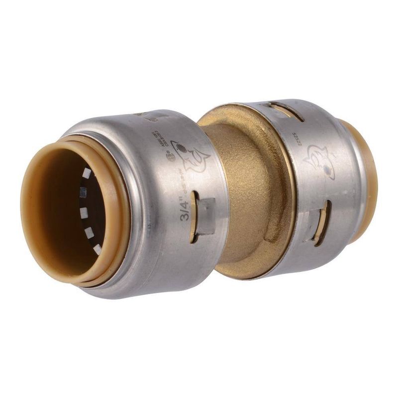 3/4 in. Push-to-Connect Brass Coupling Fitting Pro Pack (4-Pack)