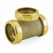 1-1/2&quot; Brass slip tee 22GA