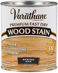 Varathane 262004 Wood Stain, Spring Oak, Liquid, 1 qt, Can