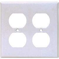 10pk 2Gang Swith wall plate white