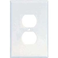 10pc Box White Oversize Duplex Wallplates 2142W-Box