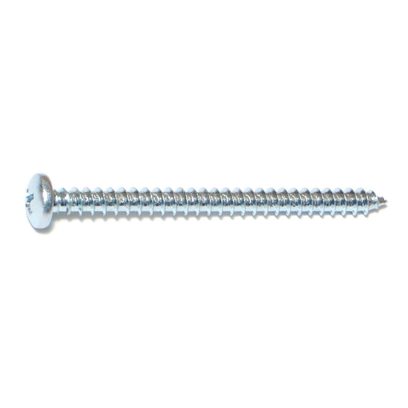 10x2-1/2 Phillips pan sheet metal screws 4pc