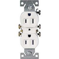 10pk White Outlet 15A