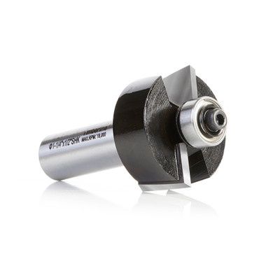 3/8-Inch Rabbetting Carbide Router Bit with Ball Bearing, 1/4-Inch Shank, 1/Pouch