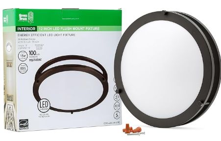 15" SURFACE MOUNT FIXTURE GREEN BEAM