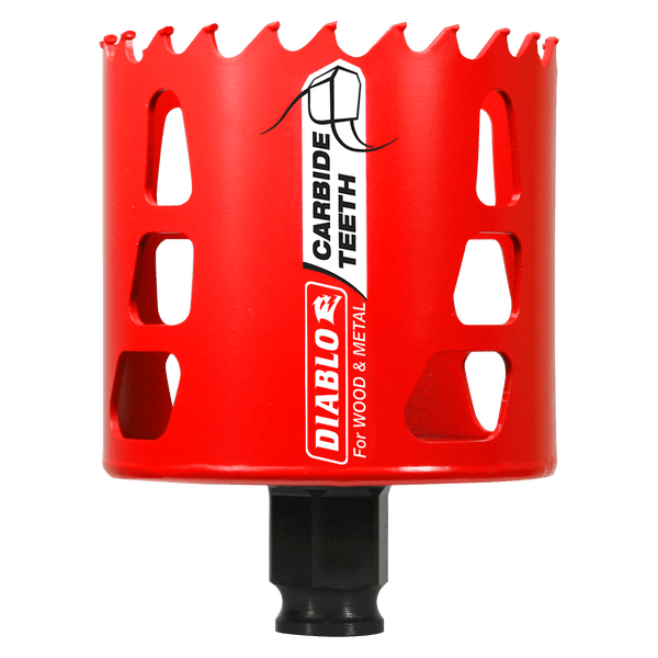 DIABLO 3 in. Carbide Hole Saw with 2-3/8 in. Cutting Depth