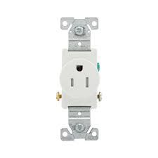 Eaton TR817W Tamper Resistant Single Receptacle White
