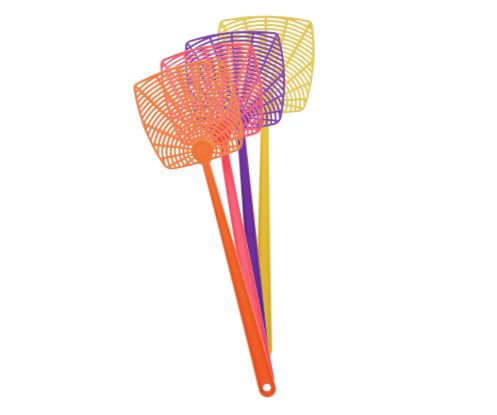 PIC Plastic Fly Swatter, Assorted Colors
