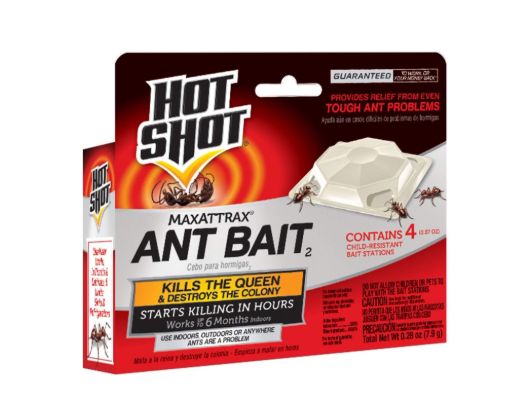 Hot Shot MaxAttrax 0.28 Oz. Solid Ant Bait Station (4-Pack) - 1 Each - 0.28 Oz.