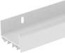Adjustable Plastic Weatherstrip Door Bottom with Drip Cap 3 FT P-6-WH