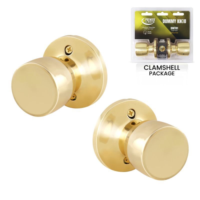 Dummy Knob #DMT01 Brass Finish