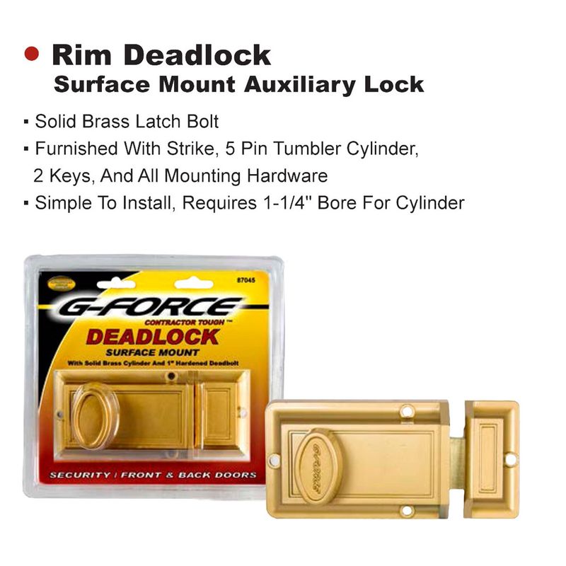 Deadlock Surface Mount