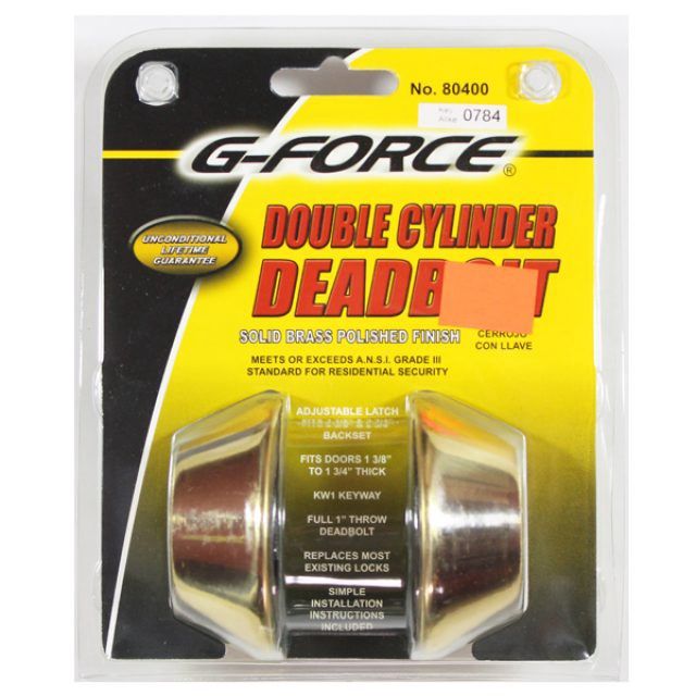 Double Cylinder Deadbolt #80403