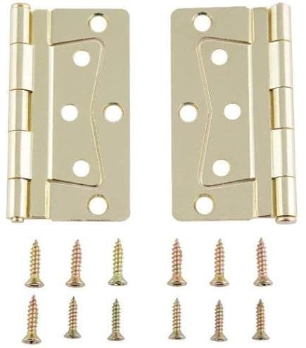 3 1/2" Non Mortise Hinges Brass 42105
