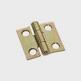 Utility Hinge, 1", Bright Brass