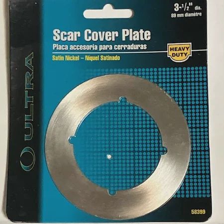 Scar cover plate 3 1/2" polished brass