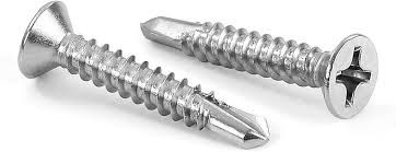 12x1 Phillips flat self drilling screws 6pc