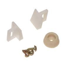 Johnson Hardware Nylon/Rubber Pocket Door Guide and Bumper Set 6 Pc