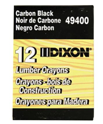 12PK BLACK CRAYON
