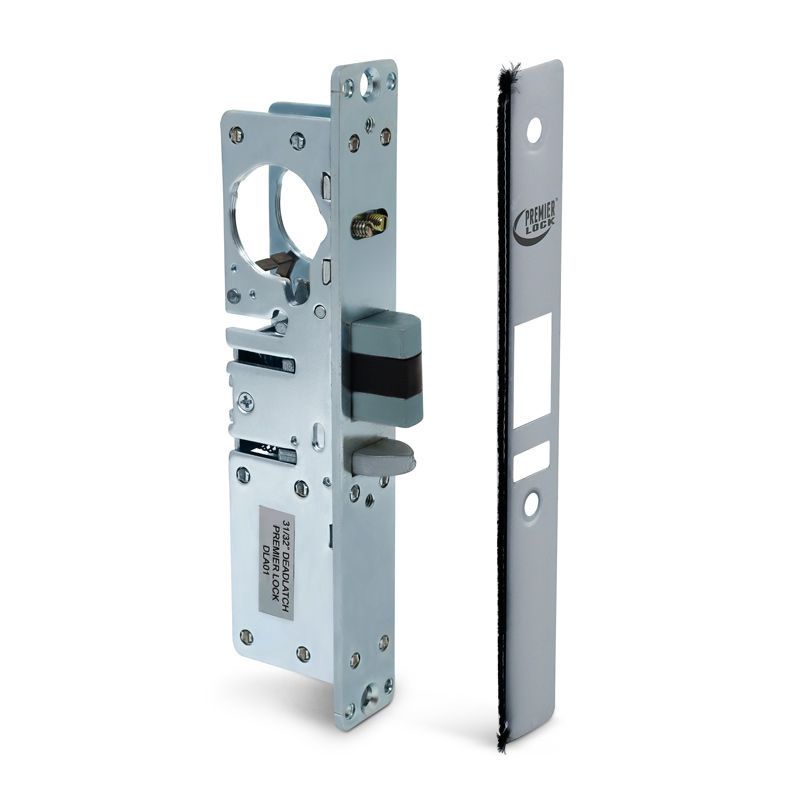 31/32 in. Commercial Deadlatch Narrow Stile Mortise Lock - Right Handed