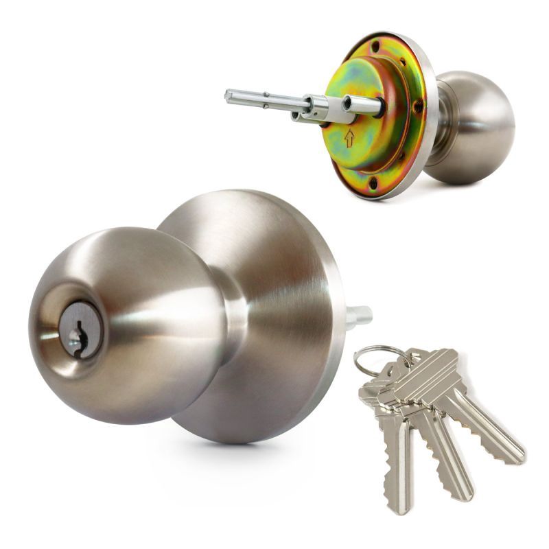 Premier Lock Entry Trim Door Knob for Panic Exit Device