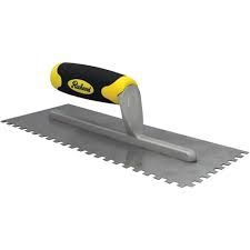 Plastering Trowel 11" x 4-1/2" Square Notch